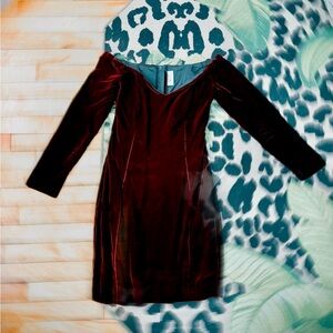 Vintage Threads of Nantucket Velvet Corset Dress